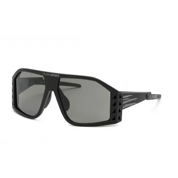 Philipp Plein Sport SSP002-610U28 Gafas de sol de hombre - Montura negra lentes grises 61/15/130 mm