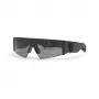 PHILIPP PLEIN SPORT SSP006V710U28 Gafas de sol rectangulares para hombre - Montura negra, lentes gris humo - 71/12/130 mm