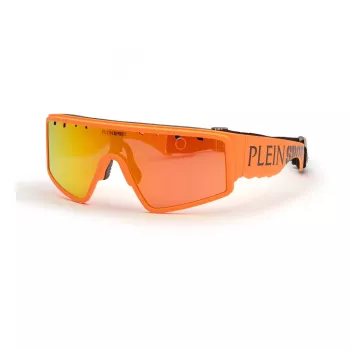 PHILIPP PLEIN SPORT SSP007-99B55A Gafas de sol para hombre - Montura negra, lentes grises, UV400