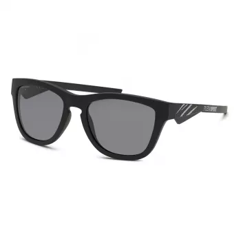Philipp Plein Sport SSP008-54U28P Gafas de sol rectangulares polarizadas para hombre, negro/gris, 54/18/135 mm