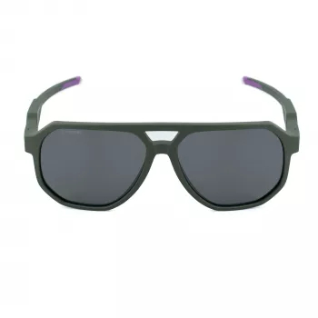 PHILIPP PLEIN SPORT SSP014-61J97P Gafas de sol de hombre - Montura negra, lentes polarizadas grises, 61/15/135 mm