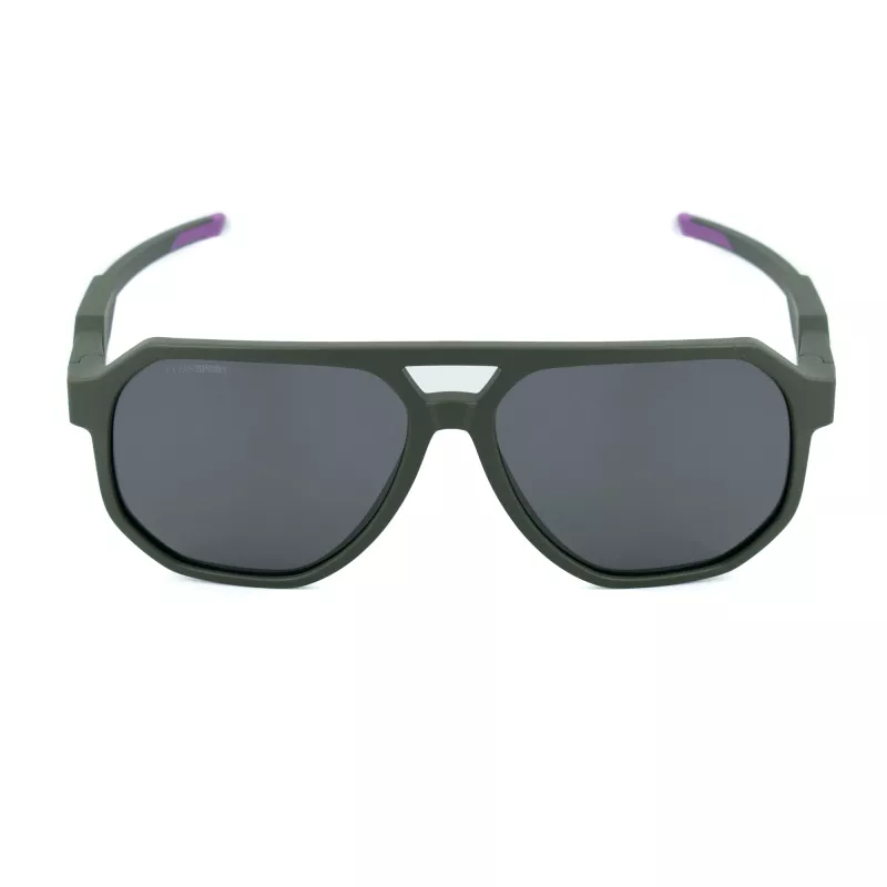 PHILIPP PLEIN SPORT SSP014-61J97P Gafas de sol de hombre - Montura negra, lentes polarizadas grises, 61/15/135 mm