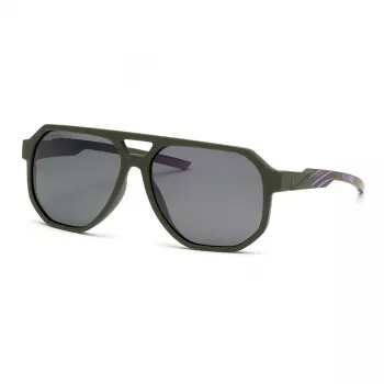 PHILIPP PLEIN SPORT SSP014-61J97P Gafas de sol de hombre - Montura negra, lentes polarizadas grises, 61/15/135 mm