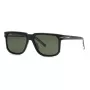 Philipp Plein Sport SSP037-59700P Gafas de sol polarizadas de hombre, montura negra, lentes grises, 59/16/150 mm