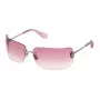 Philipp Plein SPP027V950A39 Gafas de sol mujer cuadradas - Montura de acetato negra cristales grises 95mm