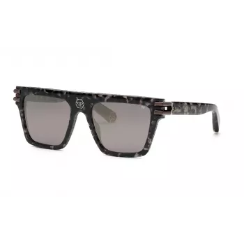 Philipp Plein SPP108V56721X Gafas de sol unisex negro/gris 56/19/145 mm