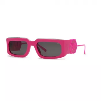 Philipp Plein SPP119M5807BE Gafas de sol cuadradas unisex negro/gris 58/21/135 mm