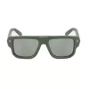 Philipp Plein SPP179-550Z29 Gafas de sol de hombre, montura de acetato negra, lentes de policarbonato grises, 55/18/145 mm