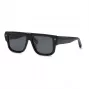 Philipp Plein SPP179-550Z29 Gafas de sol de hombre, montura de acetato negra, lentes de policarbonato grises, 55/18/145 mm