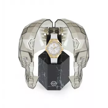 Philipp Plein The $keleton Reloj automático de hombre PWPSA0624 42mm silicona negra