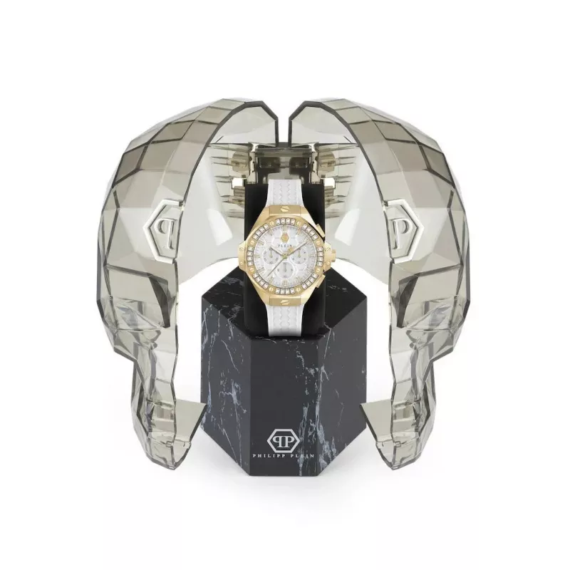 Philipp Plein The $keleton Reloj automático de hombre PWPSA0624 42mm silicona negra