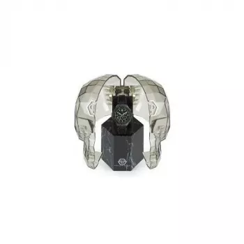 Philipp Plein The $keleton Reloj automático hombre PWPRA0624 46mm acero inoxidable silicona negra
