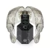 Philipp Plein The $kull Reloj de cuarzo para hombre 44mm acero inoxidable negro silicona PWHAA1822