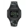 Philipp Plein The $kull Reloj de cuarzo para hombre 44mm acero inoxidable negro silicona PWHAA1822