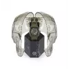 Philipp Plein The $kull Reloj hombre PWVBA0223 44mm acero inoxidable cuarzo esfera negra correa de silicona