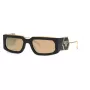 PHILIPP PLEIN gafas de sol unisex SPP119M58700G - montura negra, lentes degradadas grises, 58 mm