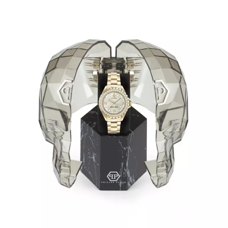 Reloj de mujer Philipp Plein PWPOA0624 The G.O.A.T. cuarzo analógico 38 mm tono oro rosa