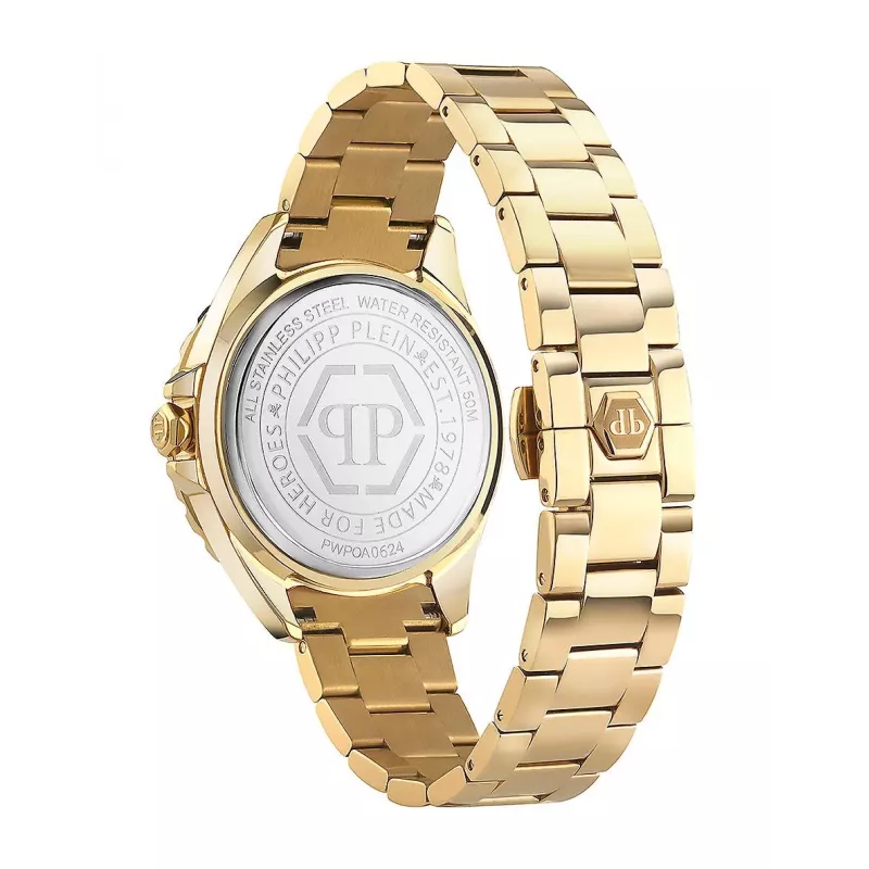 Reloj de mujer Philipp Plein PWPOA0624 The G.O.A.T. cuarzo analógico 38 mm tono oro rosa