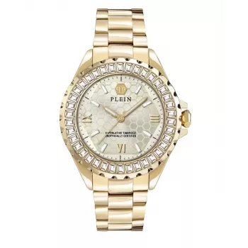 Reloj de mujer Philipp Plein PWPOA0624 The G.O.A.T. cuarzo analógico 38 mm tono oro rosa