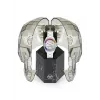Philipp Plein reloj de mujer de cuarzo PWPPA0124 The Skeleton 38mm caja de acero inoxidable con PVD oro rosa correa de silicona negra