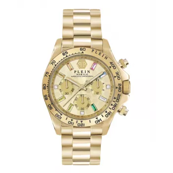 Philipp Plein Mujer PWSBA0223 Reloj de cuarzo analógico 38mm oro rosa acero inoxidable