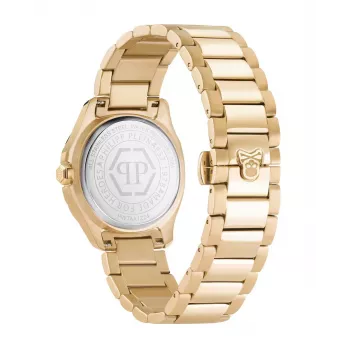 Philipp Plein Reloj de mujer PWTAA1224 The G.O.A.T. Cuarzo analógico 37mm Oro rosa Acero inoxidable