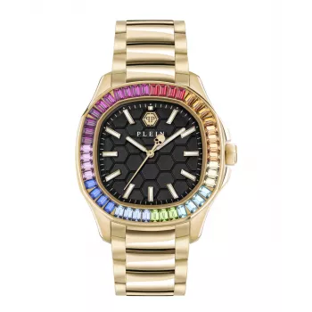 Philipp Plein Reloj de mujer PWTAA1224 The G.O.A.T. Cuarzo analógico 37mm Oro rosa Acero inoxidable