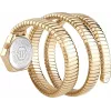 Philipp Plein Reloj de mujer PWZAA0825 The $kull cuarzo 28mm oro rosa acero inoxidable silicona negra