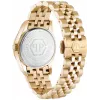 Philipp Plein reloj de mujer PW2BA0223 38mm tono oro rosa acero inoxidable silicona blanca