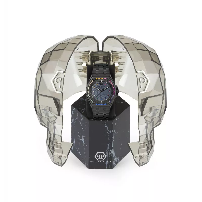 Philipp Plein Reloj de mujer PWJAA1423 The Skull 38mm oro rosa