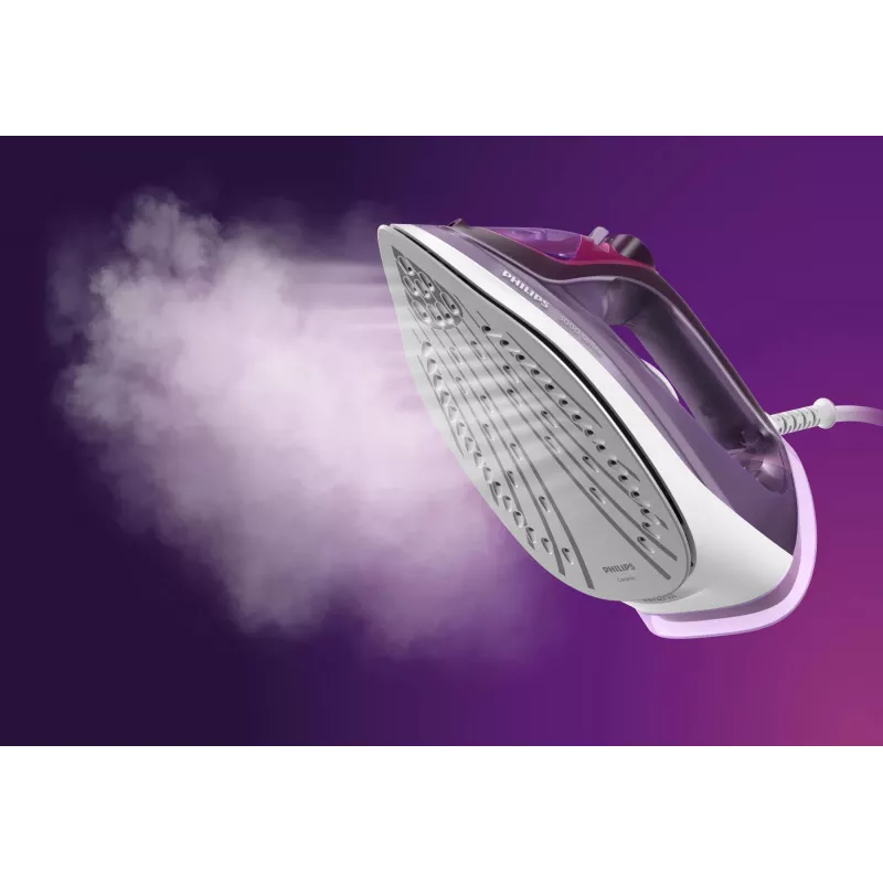 Philips 3000 Series Plancha de vapor DST3041/30 - 2600 W, suela cerámica, depósito de 300 ml