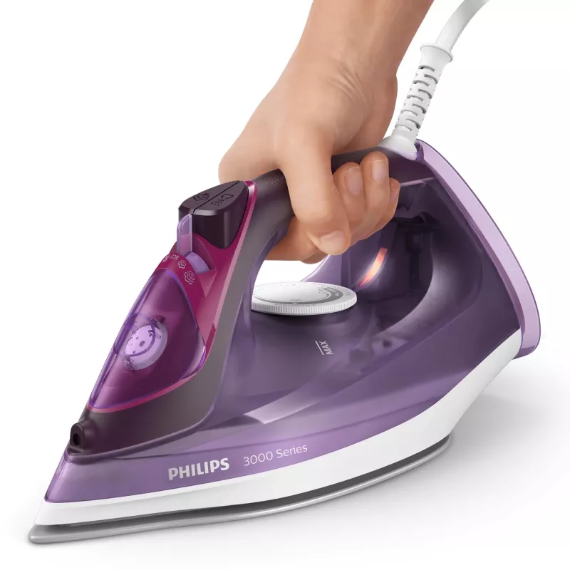 Philips 3000 Series Plancha de vapor DST3041/30 - 2600 W, suela cerámica, depósito de 300 ml