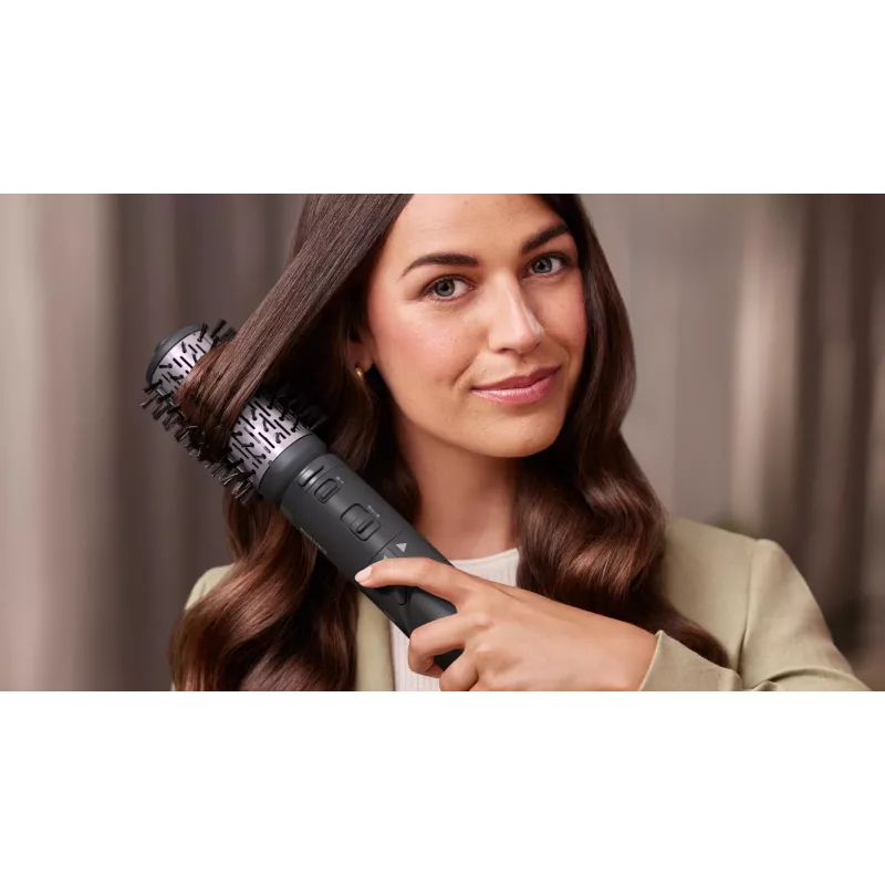 Philips 7000 Series BHA715/00 cepillo rizador de pelo, gris cálido/rosa, 1000W, 1,8 m