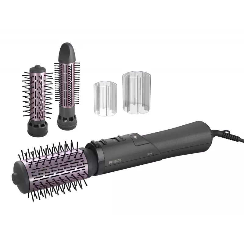 Philips 7000 Series BHA715/00 cepillo rizador de pelo, gris cálido/rosa, 1000W, 1,8 m