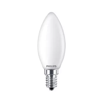 Philips CorePro Bombilla LED vela 6,5 W E14 827 mate blanco cálido