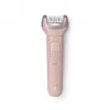 Philips Epilator Series 9000 BRE718/00 Depiladora inalámbrica para uso en húmedo y seco con 32 pinzas, discos cerámicos, Opti-Light, 2 velocidades, batería de litio, 40 min de autonomía, incl. accesorio de contacto óptimo, accesorio para zonas sensibles, guante exfoliante