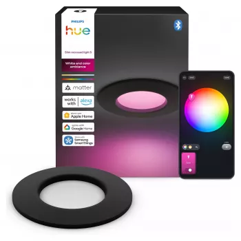 Philips Hue White & Color Ambiance Slim Recessed Light S EMEA negro