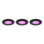 Philips Hue White & Color Ambiance Slim Recessed Light S x3 - negro