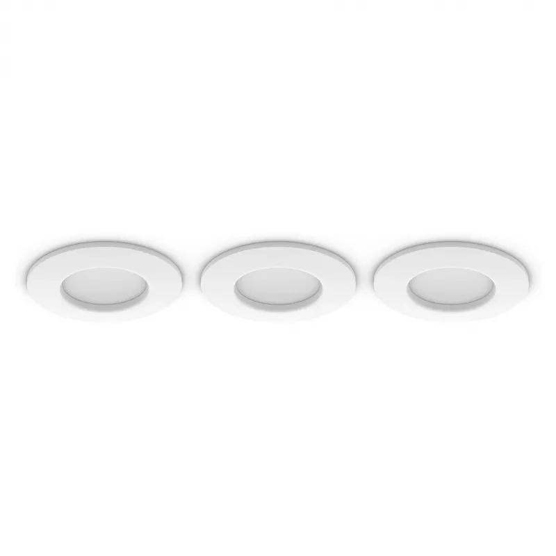 Philips Hue White & Color Ambiance Slim Recessed Light S x3 - blanco