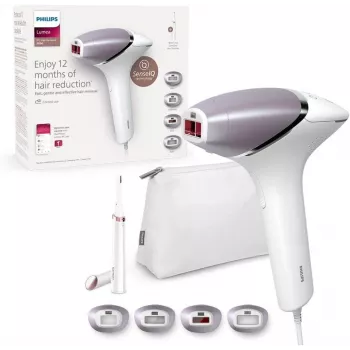 Philips Lumea IPL Prestige Series 8000 BRI949/00 depiladora con recortador de precisión (blanco/lila claro)