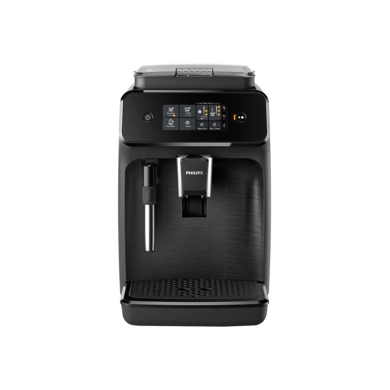 Philips Series 1200 EP1220/00 cafetera superautomática con espumador de leche, negra