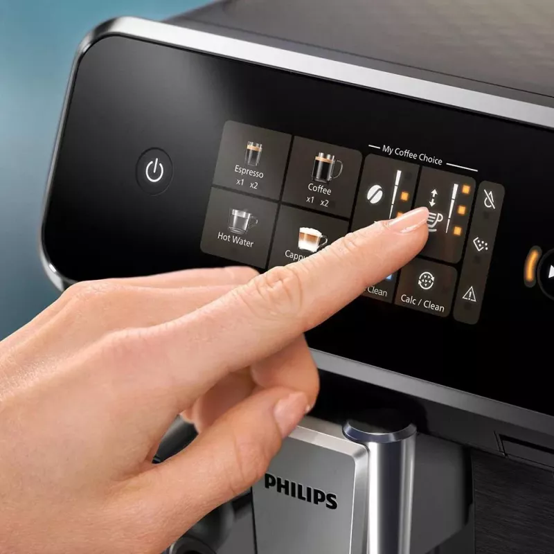Philips Series 2300 LatteGo cafetera superautomática EP2339/40 negra/plata