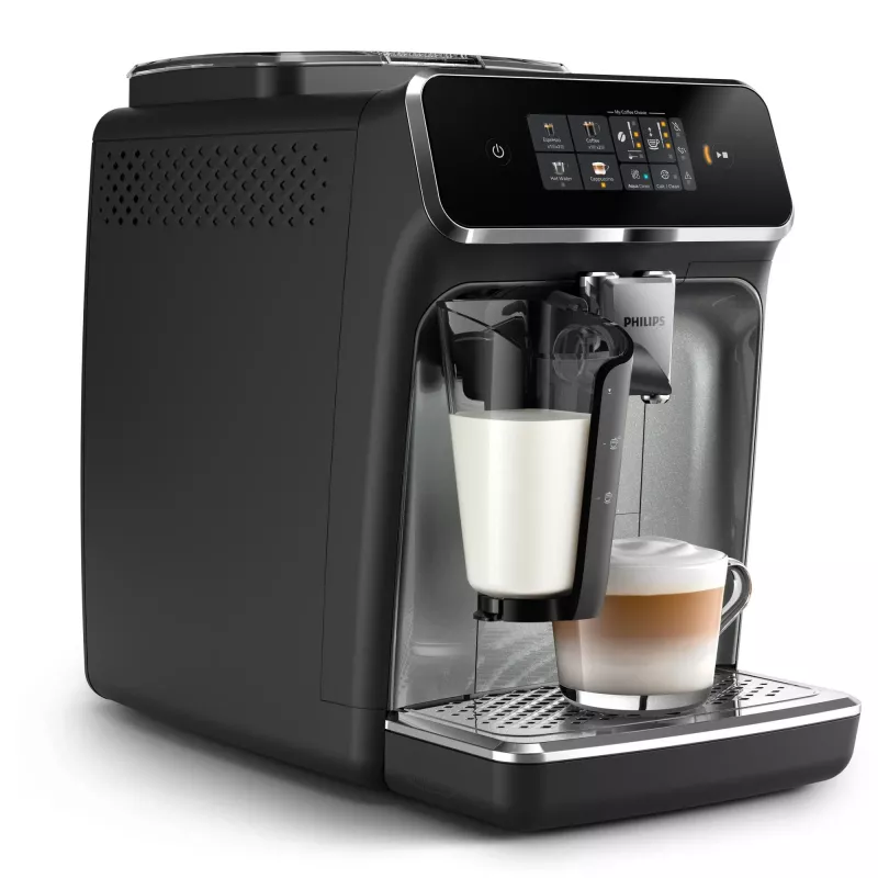 Philips Series 2300 LatteGo cafetera superautomática EP2339/40 negra/plata