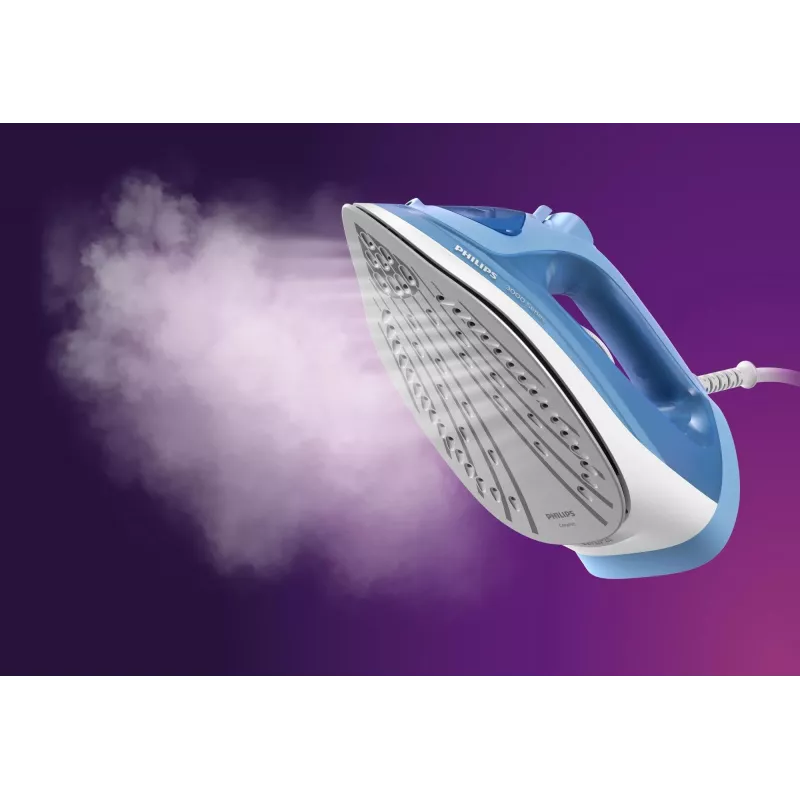 Philips Series 3000 Plancha de vapor DST3020/20 - 2600W, suela cerámica, depósito de 300ml
