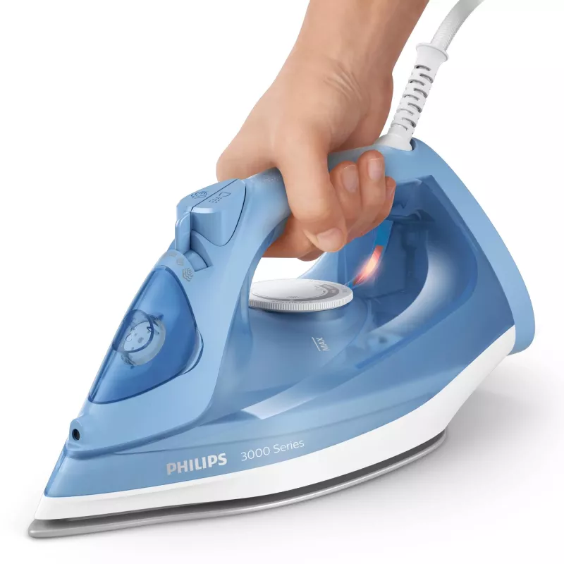 Philips Series 3000 Plancha de vapor DST3020/20 - 2600W, suela cerámica, depósito de 300ml