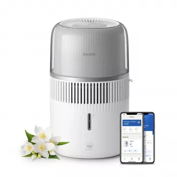 Philips Series 5000 HU5710 Difusor de aroma y humidificador Plata Blanco