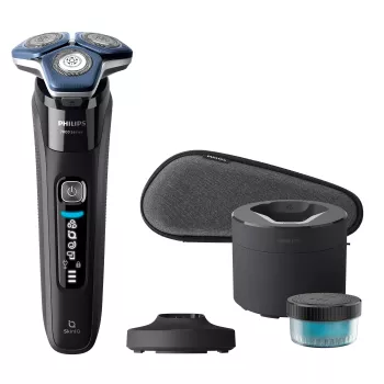 Philips Series 7000 afeitadora eléctrica de hombre S7886/55 - Dark Chrome, húmedo y seco, 60 min de autonomía, tecnología SkinIQ