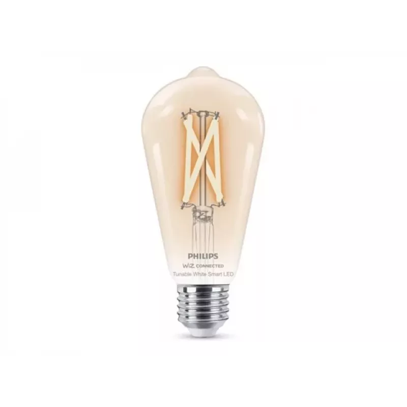 Philips Smart WFB 60W ST64 E27 927-65 CL 1PF/6 bombilla LED con Tunable White y Wi-Fi