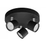 Philips Star Spot Foco de techo de 3 circuitos negro 1500lm