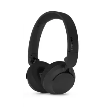 Philips TAH4500BK/00 auriculares inalámbricos on-ear con cancelación activa de ruido, Bluetooth 5.2, 28h de batería, negros